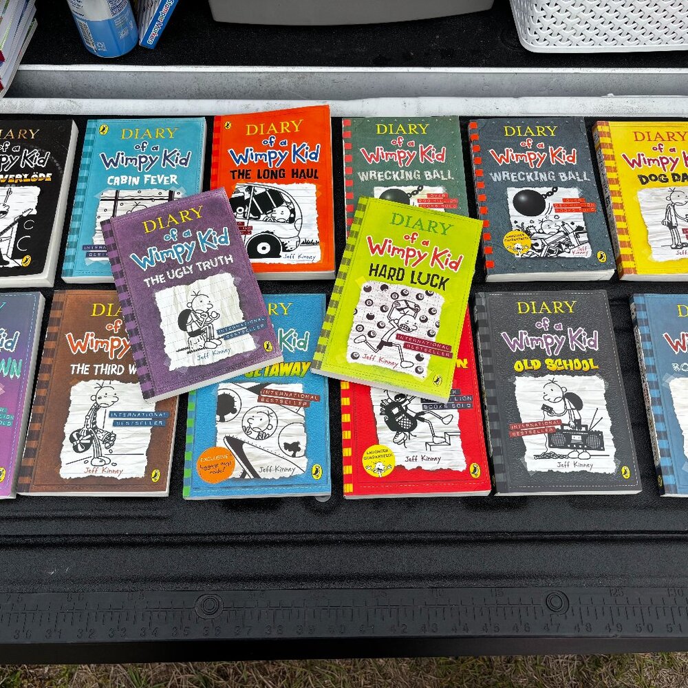 Diary of a Wimpy Kid Book Lot of 14